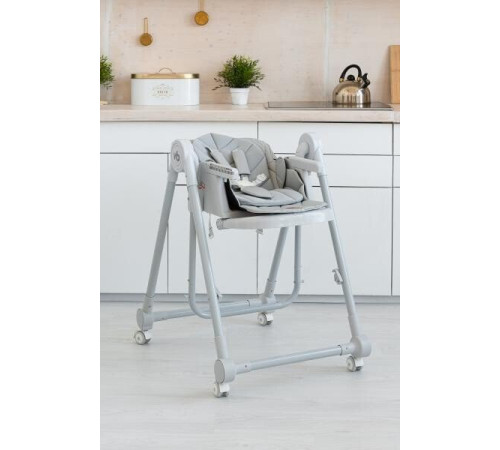 Высокий стульчик VipBaby Milan rocky grey