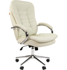 Офисное кресло CHAIRMAN 795 N кожа, белый