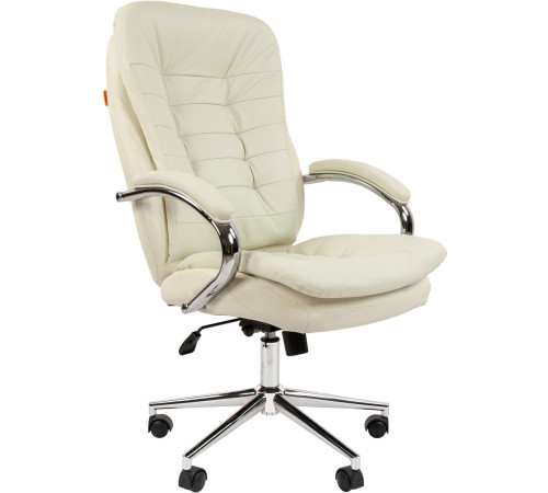 Офисное кресло CHAIRMAN 795 N кожа, белый