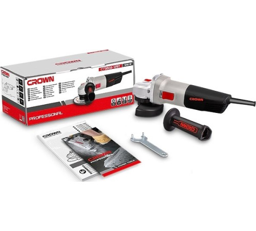 Угловая шлифмашина Crown CT13502-125R 420503