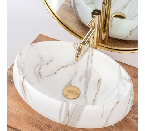 Умывальник Rea Linda лава матовый