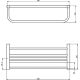 Полка для полотенца Haiba HB8424-7