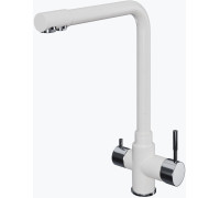 Смеситель Polygran Вега белый хлопок 36