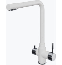 Смеситель Polygran Вега белый хлопок 36