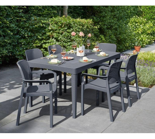 Стол Keter Girona 232034 графит