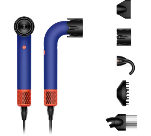Фен Dyson Supersonic R HD18 евровилка, синий/топаз
