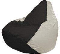 Кресло-мешок Flagman Груша Мега XXXL Г3.1-392 черный/белый