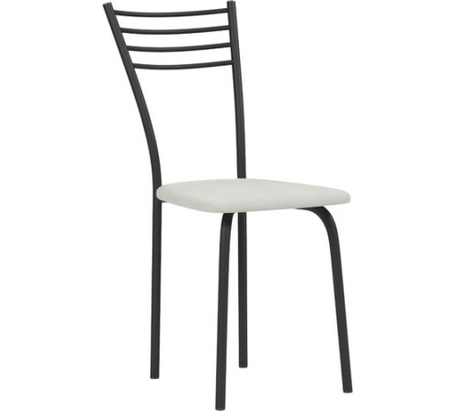 Стул Mio Tesoro Сигма молочный/черный
