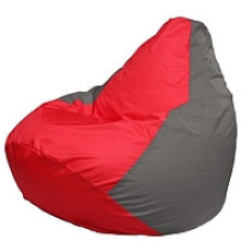 Кресло-мешок Flagman Груша Мини L Г0.1-173 красный/серый