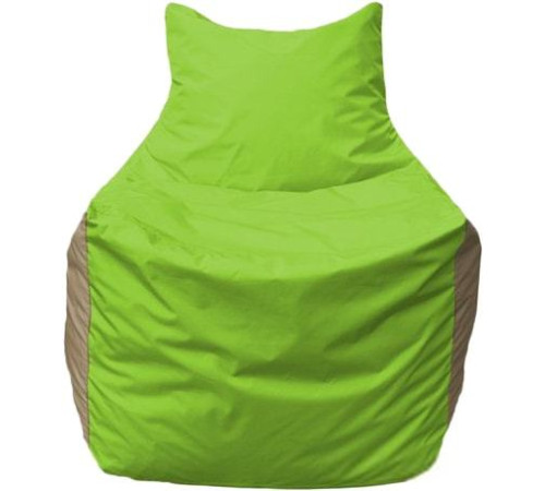 Кресло-мешок Flagman Фокс Ф2.1-186 салатовый/бежевый