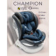 Детское автокресло Amarobaby Champion Isofix AMARO-2008CH-Se/Si серый/синий