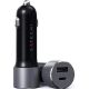 Автомобильное зарядное Satechi 72W Type-C PD Car Charger серый космос
