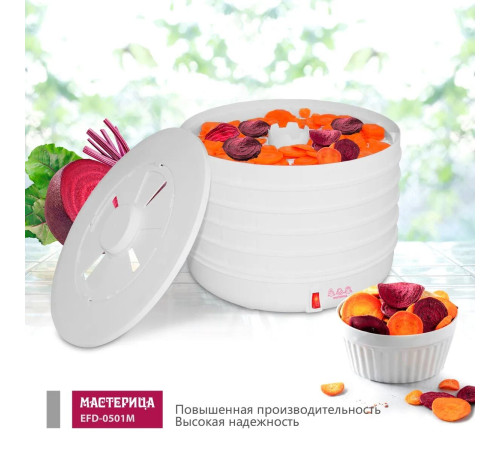 Сушилка для овощей и фруктов Мастерица EFD-0501M