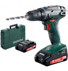 Дрель-шуруповерт Metabo BS 18 602207550 с 2-мя АКБ 1.5 Ah, кейс