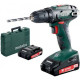 Дрель-шуруповерт Metabo BS 18 602207550 с 2-мя АКБ 1.5 Ah, кейс