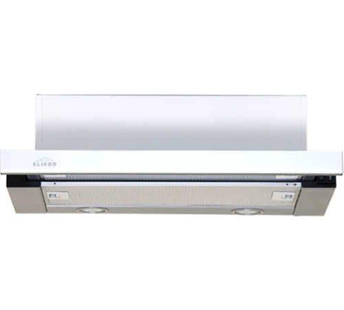 Кухонная вытяжка Elikor Интегра Glass 45Н-400-В2Д нержавеющая сталь/белое стекло 943433
