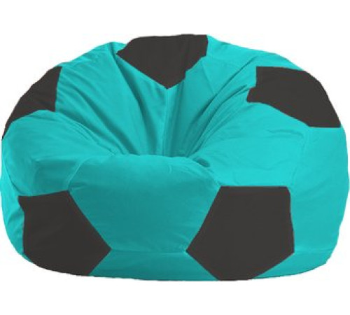 Кресло-мешок Flagman Мяч Стандарт М1.1-283 бирюзовый/черный