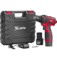 Дрель-шуруповерт MTX CDS-12 с 2-мя АКБ, кейс