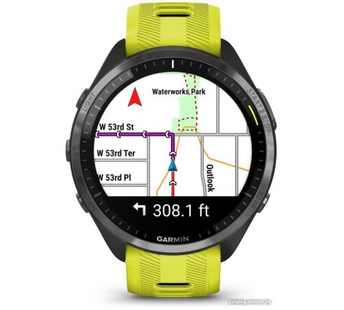 Умные часы Garmin Forerunner 965 черный/желтый