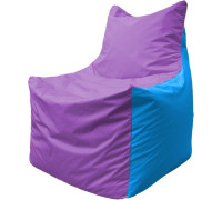 Кресло-мешок Flagman Фокс Ф2.1-111 сиреневый/голубой