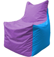 Кресло-мешок Flagman Фокс Ф2.1-111 сиреневый/голубой
