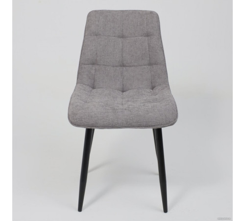 Стул AksHome Caris серый микровелюр CD2302-26/черный