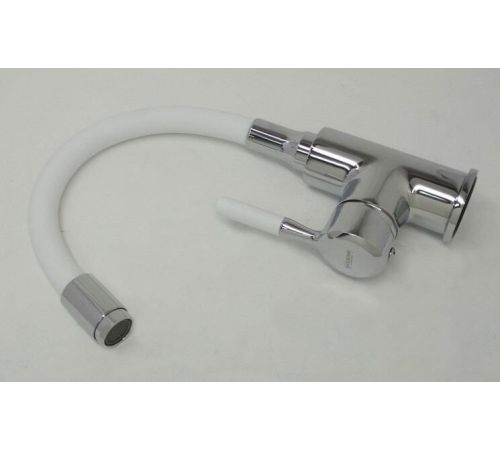 Смеситель Ledeme L1399-3 хром/белый