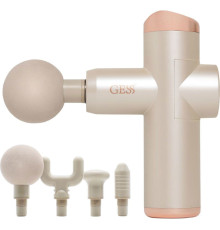 Перкуссионный массажер Gess Revolver GESS-877 Mini бежевый