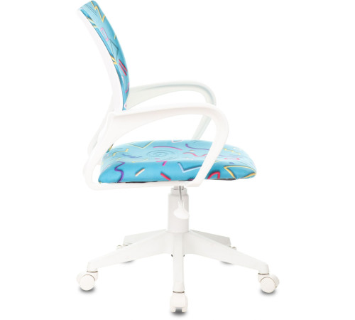 Компьютерное кресло Бюрократ Burokids 1W 1920811 голубой Sticks 06/пластик белый