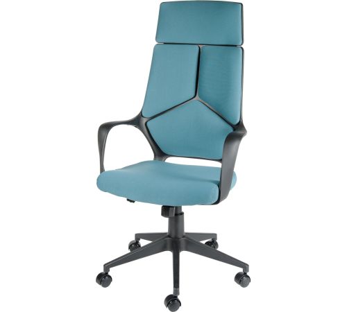 Кресло Norden IQ CX0898H-1-56 черный/бирюзовый