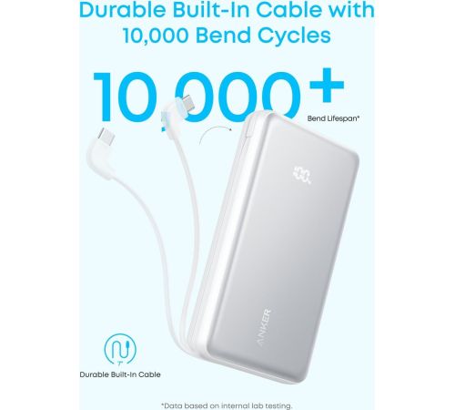 Внешний аккумулятор Anker Zolo A110EH 22.5W 20000mAh черный