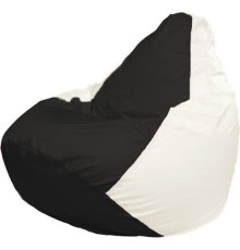 Кресло-мешок Flagman Груша Макси Г2.1-392 белый/черный