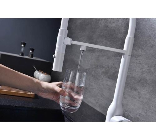 Смеситель Paulmark Magneto One Ma213188-WH белый/белый матовый