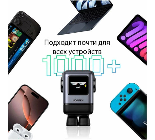 Сетевое зарядное Ugreen Uno 100W X688 45515B