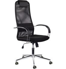 Кресло Brabix Pilot EX-610 CH ткань, черный