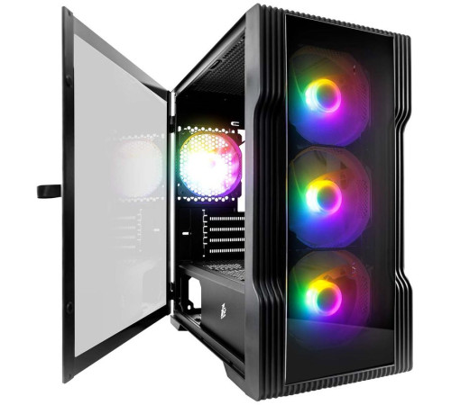 Корпус 1stPlayer Trilobite T3-G черный