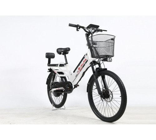 Электровелосипед SameBike Е-Alfa New SB-E-ALFA350-36/10 белый
