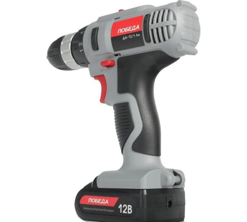 Дрель-шуруповерт Победа ДА-12/1Ли 180201648 с 1-им АКБ