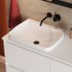 Умывальник Belux Джаз 540 Прямоугольник 18, белый матовый/Solid Surface
