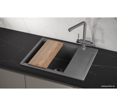 Кухонная мойка Granula ES-6202 графит