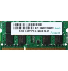 Оперативная память Apacer 4GB DDR3 SO-DIMM PC3-12800 DV.04G2K.KAM