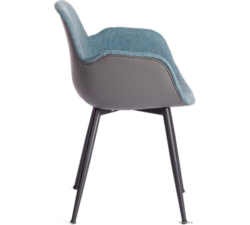 Стул TetChair Valentino бирюзовый/серый/черный
