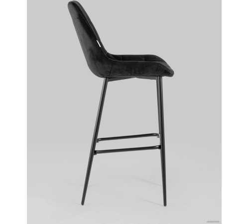 Стул Stool Group Флекс велюр барный черный