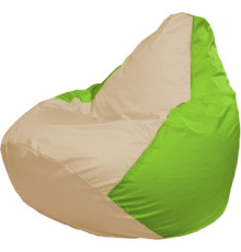 Кресло-мешок Flagman Груша Макси Г2.1-141 салатовый/бежевый