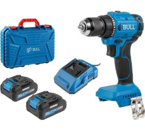Дрель-шуруповерт Bull SR 1803 1329602 с 2-мя АКБ, кейс