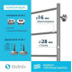 Полотенцесушитель Stelmix Прямой ВПС П5 500х800