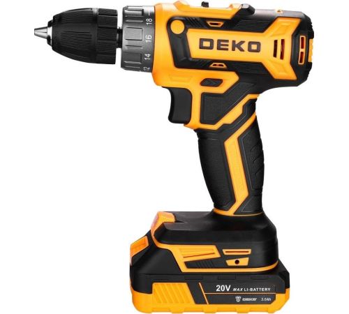 Дрель-шуруповерт Deko Banger 20V ONE+ 083-1109 с 2-мя АКБ, кейс