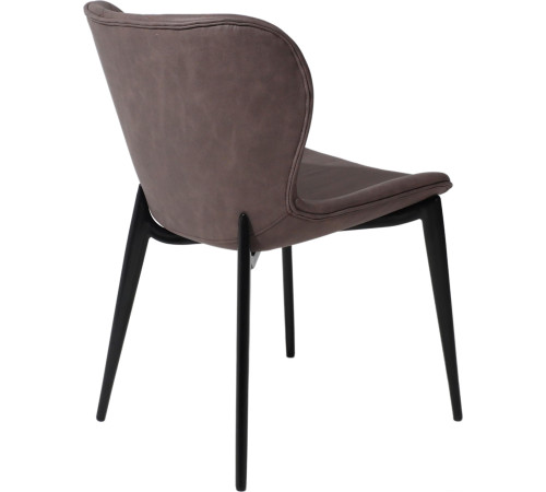 Стул Алвест Av 470 коричневая замша 04/черный
