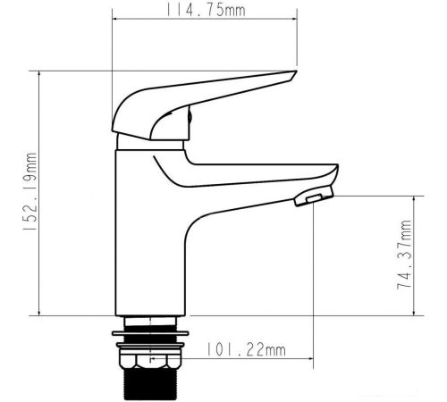 Смеситель Econoce EC0280WT
