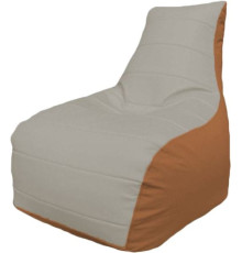 Кресло-мешок Flagman Бумеранг Б1.3-19 белый/оранжевый